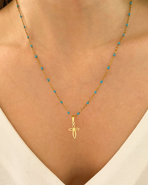 Collier croix Cruz