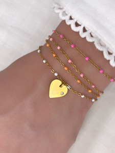 BRACELET AMOUR DORÉ