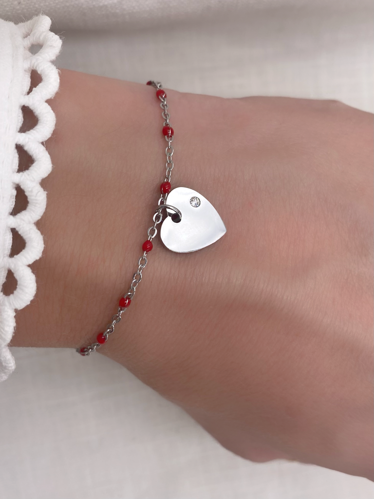 BRACELET AMOUR ARGENTÉ