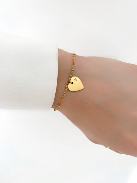 BRACELET AMOUR DORÉ