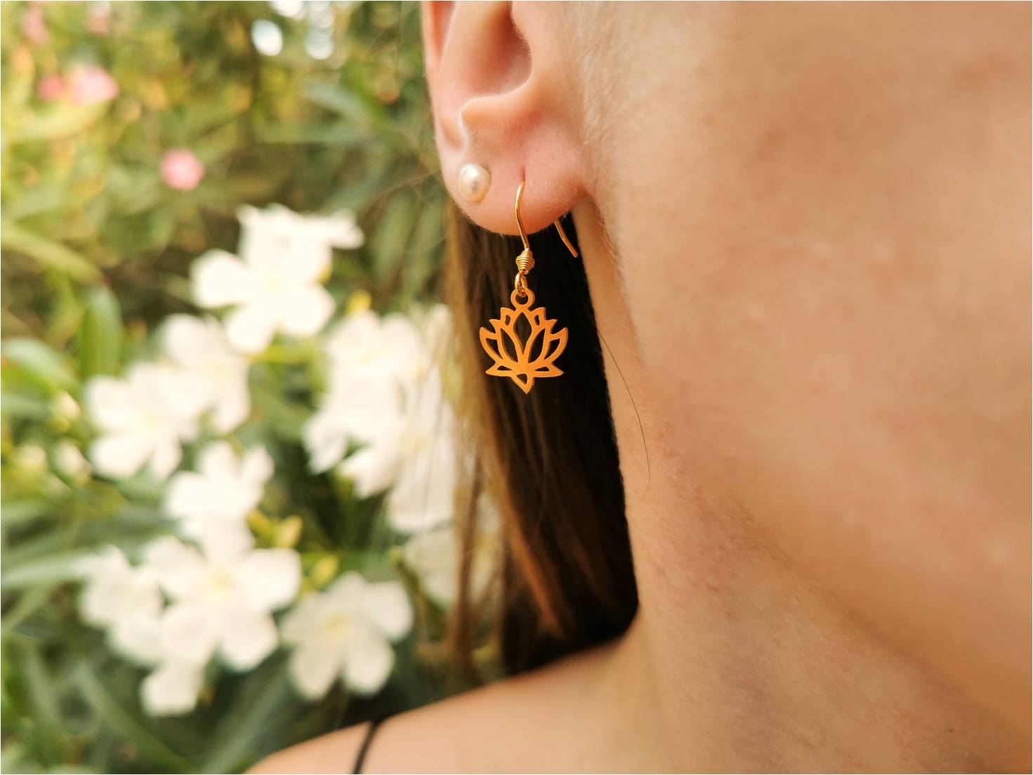 BOUCLES FLEUR DE LOTUS