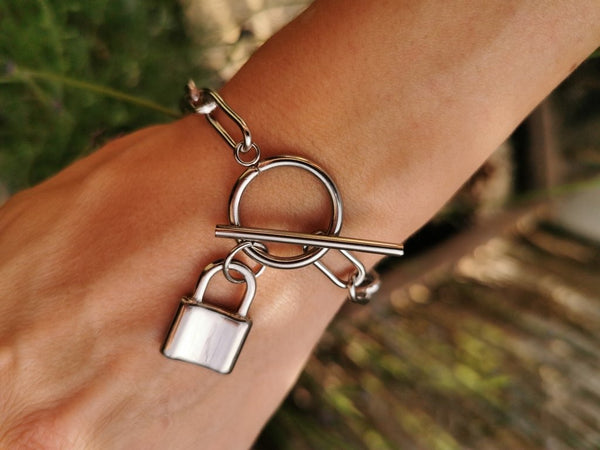 BRACELET CADENAS ARGENTÉ