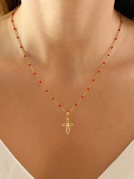 Collier croix Cruz